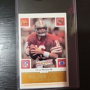 1986 McDonalds football All-Stars Joe Montana